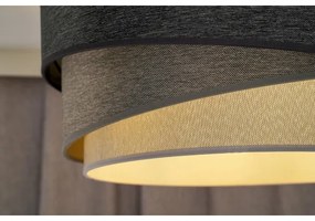 Duolla - Prisadený luster KOBO 1xE27/15W/230V pr. 45 cm šedá/biela