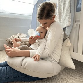 Vankúš croissant béžová 55cm