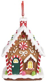 Závesná ozdoba perníková chalúpka Gingerbread House - 7*5*9 cm