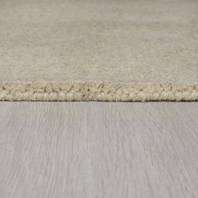 Flair Rugs koberce Kusový ručne tkaný koberec Tuscany Textured Wool Border Natural - 120x170 cm