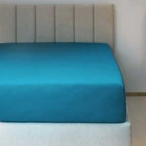 Polášek Jersey plachta s elastanom - Tyrkysová | 90 x 200 cm