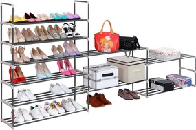 Sconto Regál na topánky LSA10G sivá