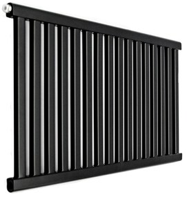 Regnis Kalipso Room, vykurovacie teleso 540x260mm s pripojením 500mm, 295W, čierna matná, KPP/260/540/D500/BLACK