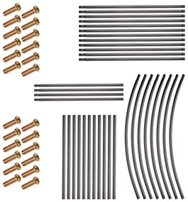 IKO Záhradný kovový oblúk, pergola na kvety  240 x 140 cm