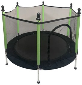 Detská záhradná trampolínová sieť 140 cm zelená