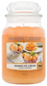 Vonná sviečka Yankee Candle MANGO ICE CREAM classic veľká