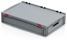 Plastová prepravka s vekom 600 x 400 x 135 mm