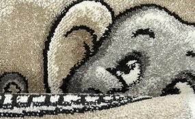 Medipa (Merinos), AKCIA: 140x200 cm Detský kusový koberec Diamond Kids 24292/760, béžová, detská izba