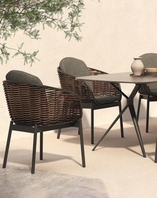 Záhradný set Borneo: stôl a 8 stoličiek