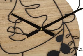 Nástenné hodiny Elegant A 60 cm hnedé/čierne