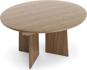 Rozkladací okrúhly stôl 120/160 cm orech royal Aurena AU9