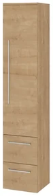 Mereo, Mereo Bino, kúpeľňová skrinka vysoká 163 cm, pravá, dub Arlington, MER-CN628