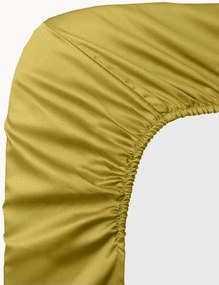 Elastická plachta na kontinentálnu posteľ Ava, bavlnený satén, V 40 cm