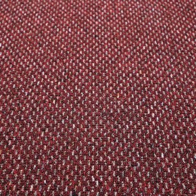 Timzo, Metrážny koberec Rubin 2159 red, na mieru, šíře 4m, červená, ab (mriežka), chodba / predsieň