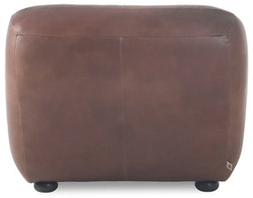 Hnedé kožené kreslo Wyatt – Dutchbone