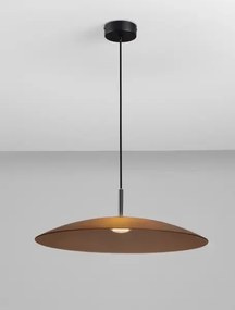 LED čierno-moca hnedý moderný luster Polifemo 60