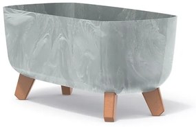 Kvetináč GRACIA CASE BETON EFFECT 39cm sivý