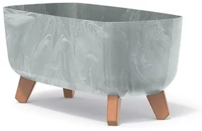 Kvetináč GRACIA CASE BETON EFFECT 39cm sivý