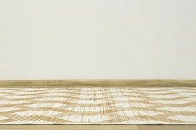 Koberec šnúrkový Berg 28354/62 Geometrický Romby krémový