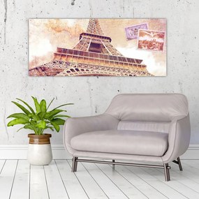 Obraz - Pohľad z Paríža (120x50 cm)