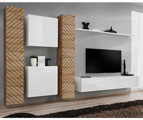 Obývacia Stena Switch VI Line Wotan/Biela