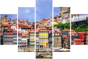 Obraz - Ribeira, Portugalsko (150x105 cm)