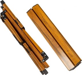 MI Kempingový stolík DREVO 60