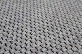 Timzo 💧👣🛡️200x70 cm Behúň na mieru Nature platina - obšitý zo všetkých strán + aplikovaná impregnácia + protišmyková úprava, šedá, chodba / predsieň