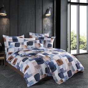 BedTex Saténové posteľné prádlo Echo, 160 x 200cm, 2 x 70 x 80 cm, 160 x 200 cm, 2 ks 70 x 80 cm