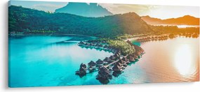 Obraz - Bora Bora (120x50 cm)