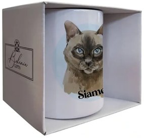 Bohemia Gifts Keramický hrnček - Siamese, 350 ml