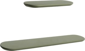Zelené police v súprave 2 ks 55 cm Arely – Kave Home