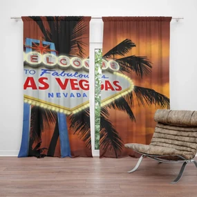 Sablio Záves Fabulous Las Vegas: 2 ks 140x250 cm