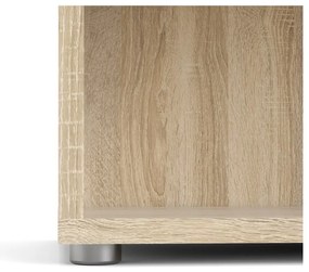 Modulárna knižnica v dekore duba v prírodnej farbe 89x222 cm Prima – Tvilum