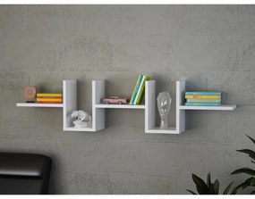 Nástenná polica ALONZA 20x130 cm biela