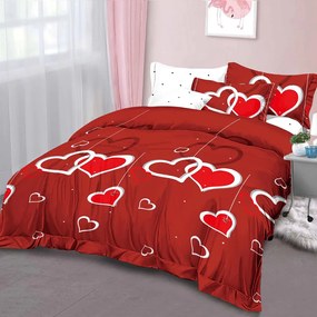Bavlnené posteľné obliečky 3-dielne Love DL65423
