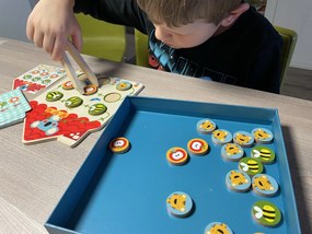 Pinstou - motorická hra s počítaním