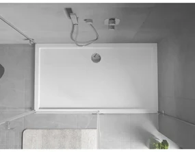 Mexen, Mexen Flow obdĺžniková sprchová vanička slim 70 x 160 cm, biely lesk - 46R107016