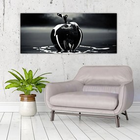 Obraz čierneho jablká (120x50 cm)
