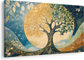 Obraz – Strom života v mesiaci (90x60 cm)