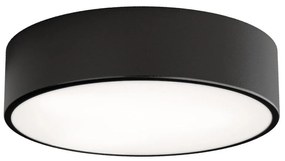 Stropné svietidlo so senzorom CLEO 2xE27/24W/230V pr. 30 cm čierna