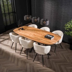 Jedálenský stôl 29-77 Arhus 215x105cm Masív Drevo Acacia  - Komfort-nábytok