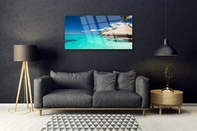 Obraz na skle More príroda 140x70 cm