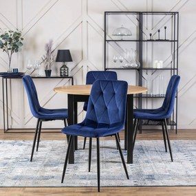 PROXIMA.store - Čalúnená jedálenská stolička ROBIN FARBA: zelená