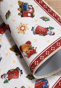 Villeroy & Boch, Kusový koberec Villeroy & Boch Toy's delight s potlačou 106192 Red, Multicolor, 50x80, červená, obývacia izba