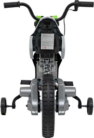 Ramiz PANTONE 361C Detská batériová motorka zelená + audio panel + pomalý štart + EVA kolesá