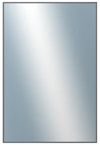 DANTIK - Zrkadlo v rámu, rozmer s rámom 80x160 cm z lišty Hliník platina (7003019)