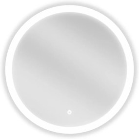 Mexen Oro, okrúhle LED podsvietené kúpeľňové zrkadlo 60 cm, 6000K, vykurovacia podložka proti zahmlievaniu, 9824-060-060-611-00