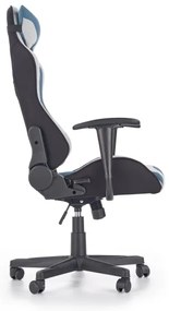 Kancelárska stolička KODA svetlosivá/modrá