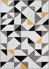 TA Koberec Z896A WHITE MAYA PP EYM Čierny Obdĺžnikový Rozmer: 200x250 cm